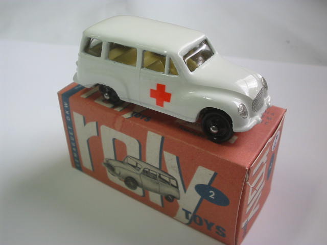 REEDIÇÃO Nº 2 ROLY TOYS DKW VEMAGUET AMBULÂNCIA